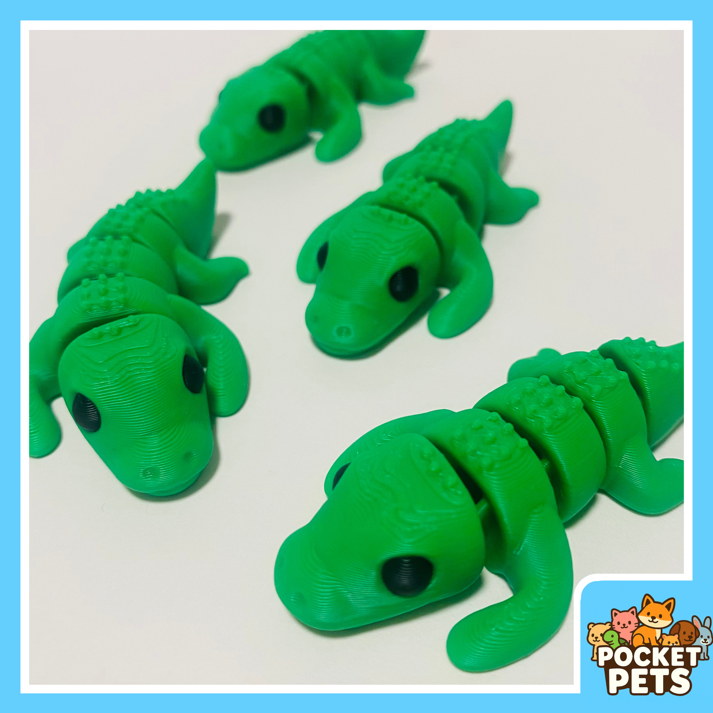 Crocodile - Pocket Pet - Collectible Fidget Toy