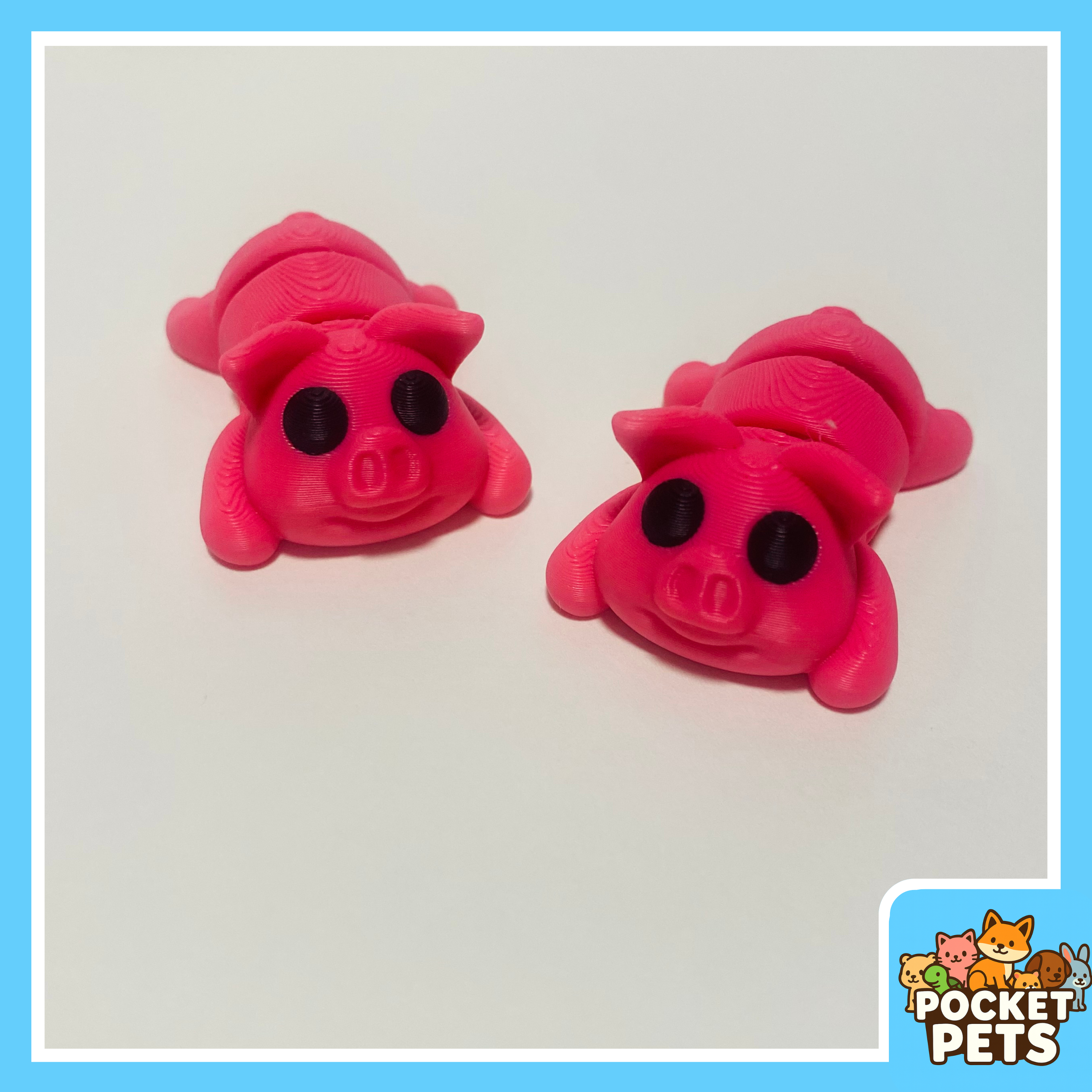 Pig - Pocket Pet - Collectible Fidget Toy