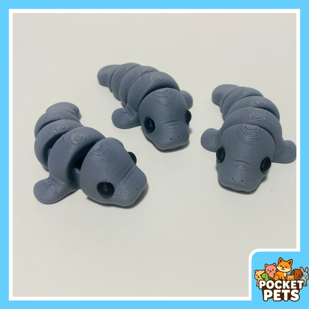 Manatee - Pocket Pet - Collectible Fidget Toy