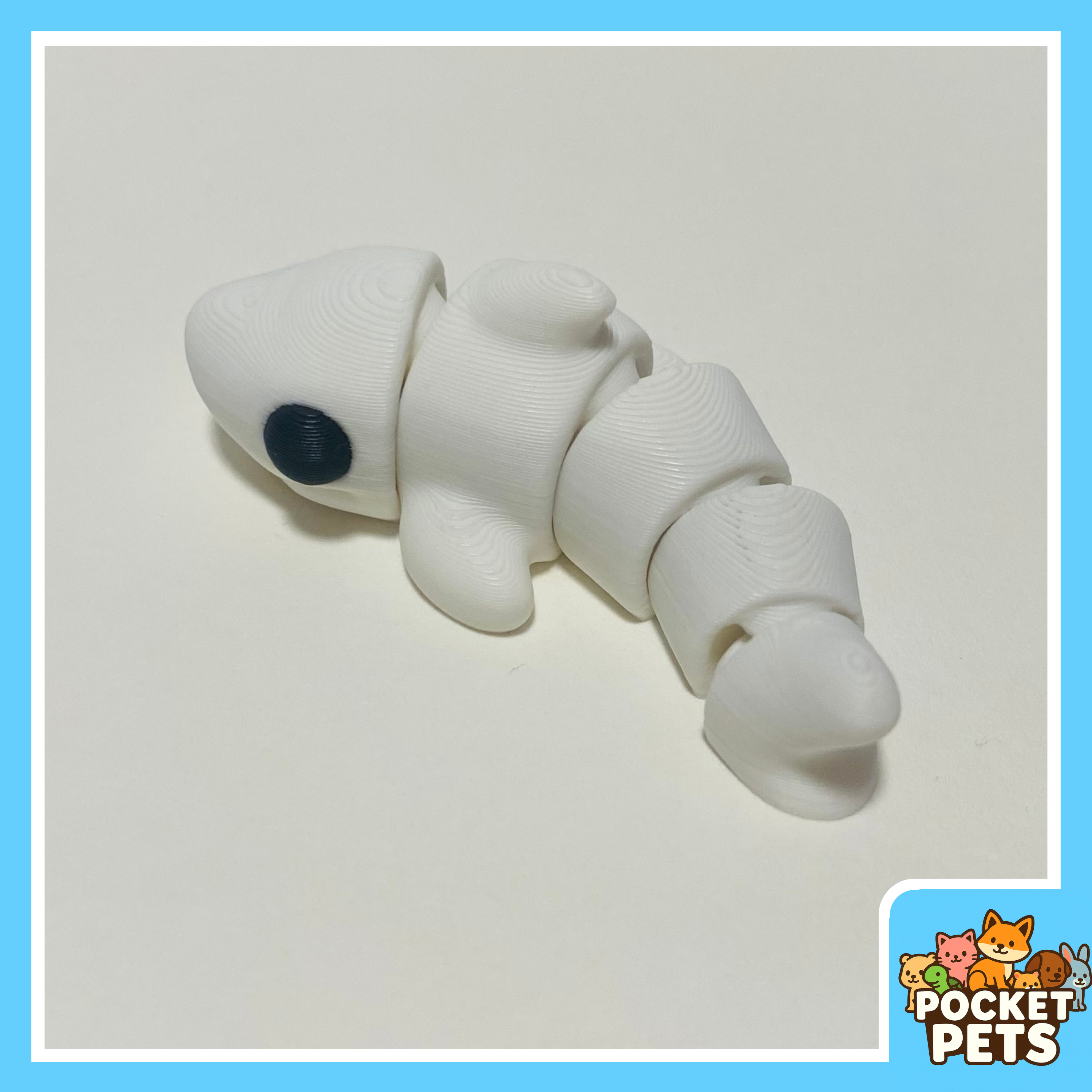 White Shark - Pocket Pet - Collectible Fidget Toy