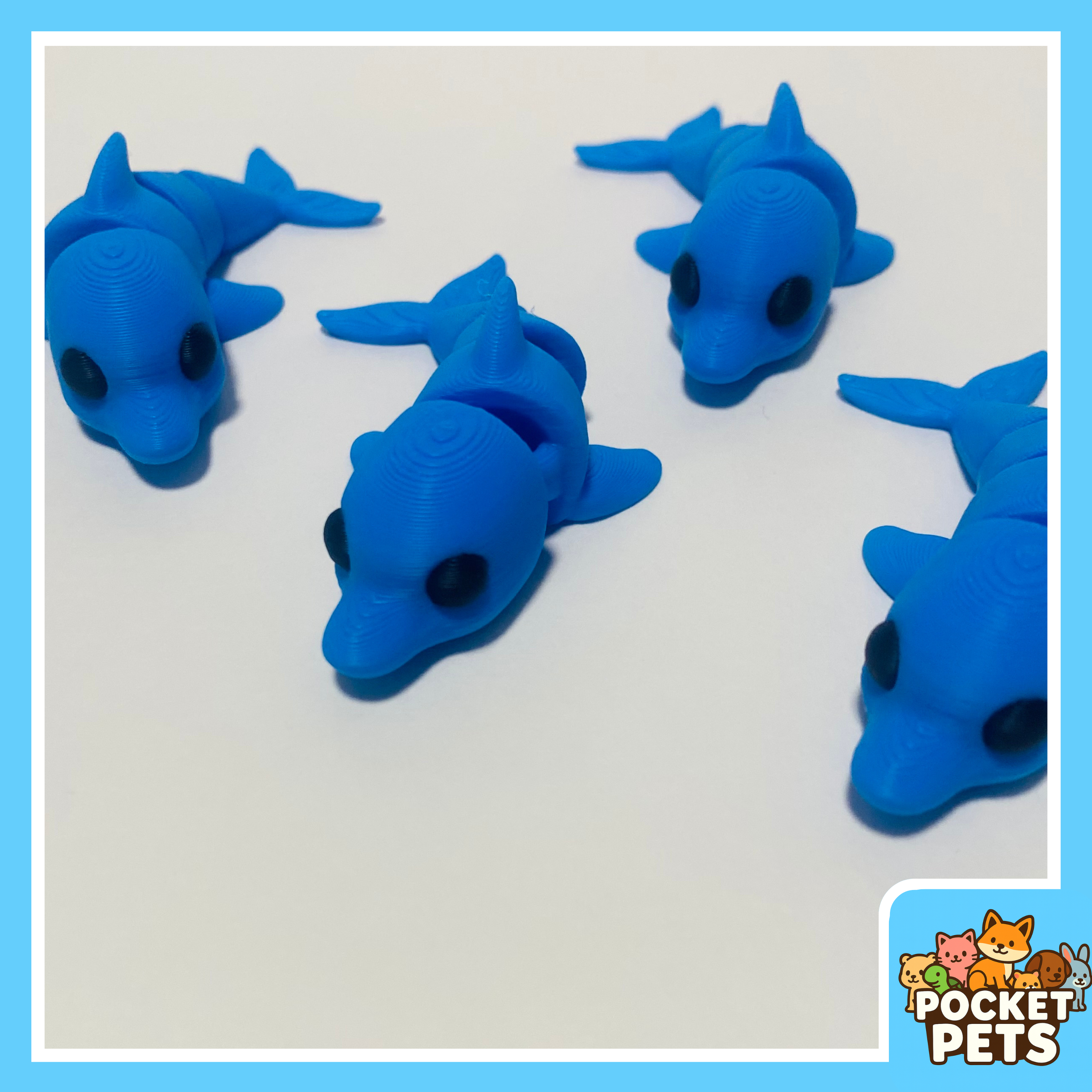Dolphin - Pocket Pet - Collectible Fidget Toy