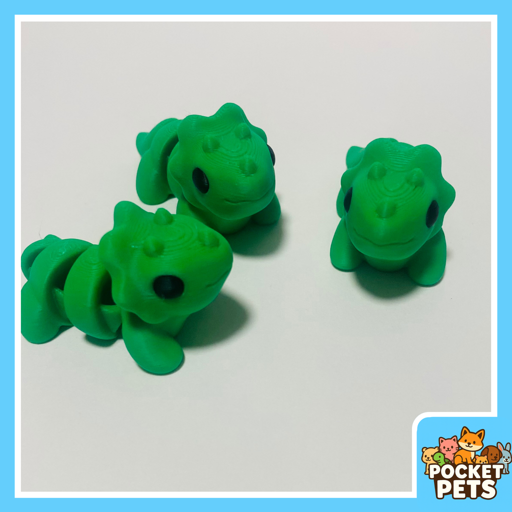 Triceratops - Pocket Pet - Collectible Fidget Toy