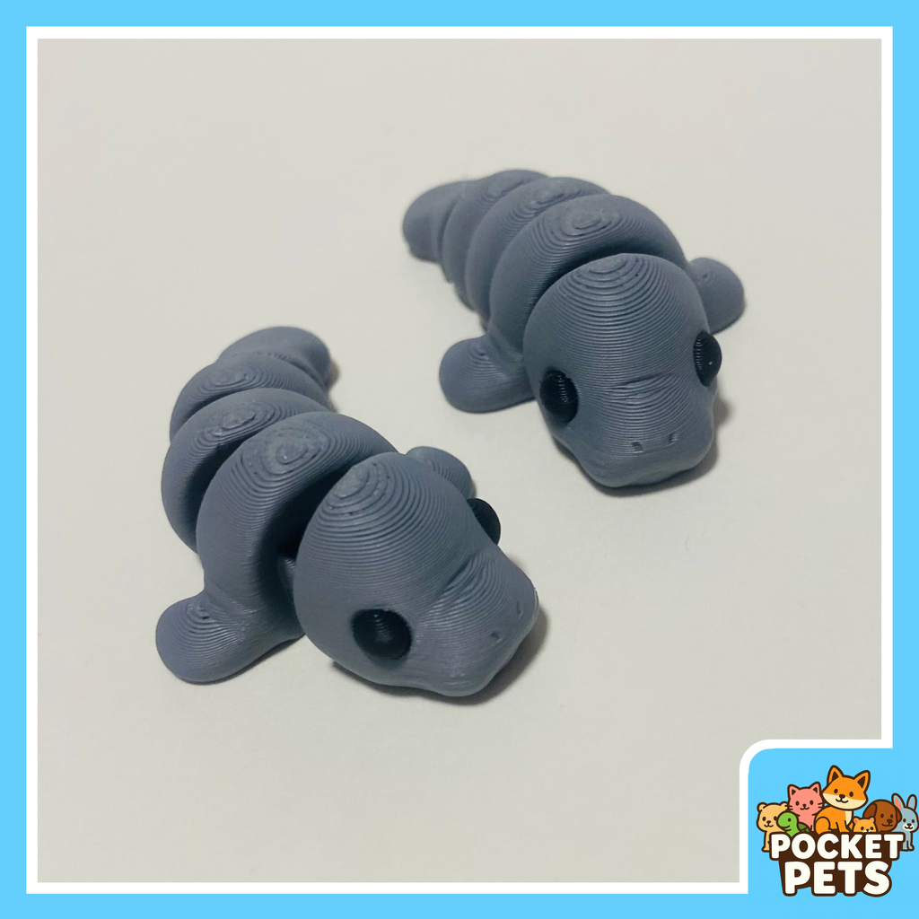 Manatee - Pocket Pet - Collectible Fidget Toy
