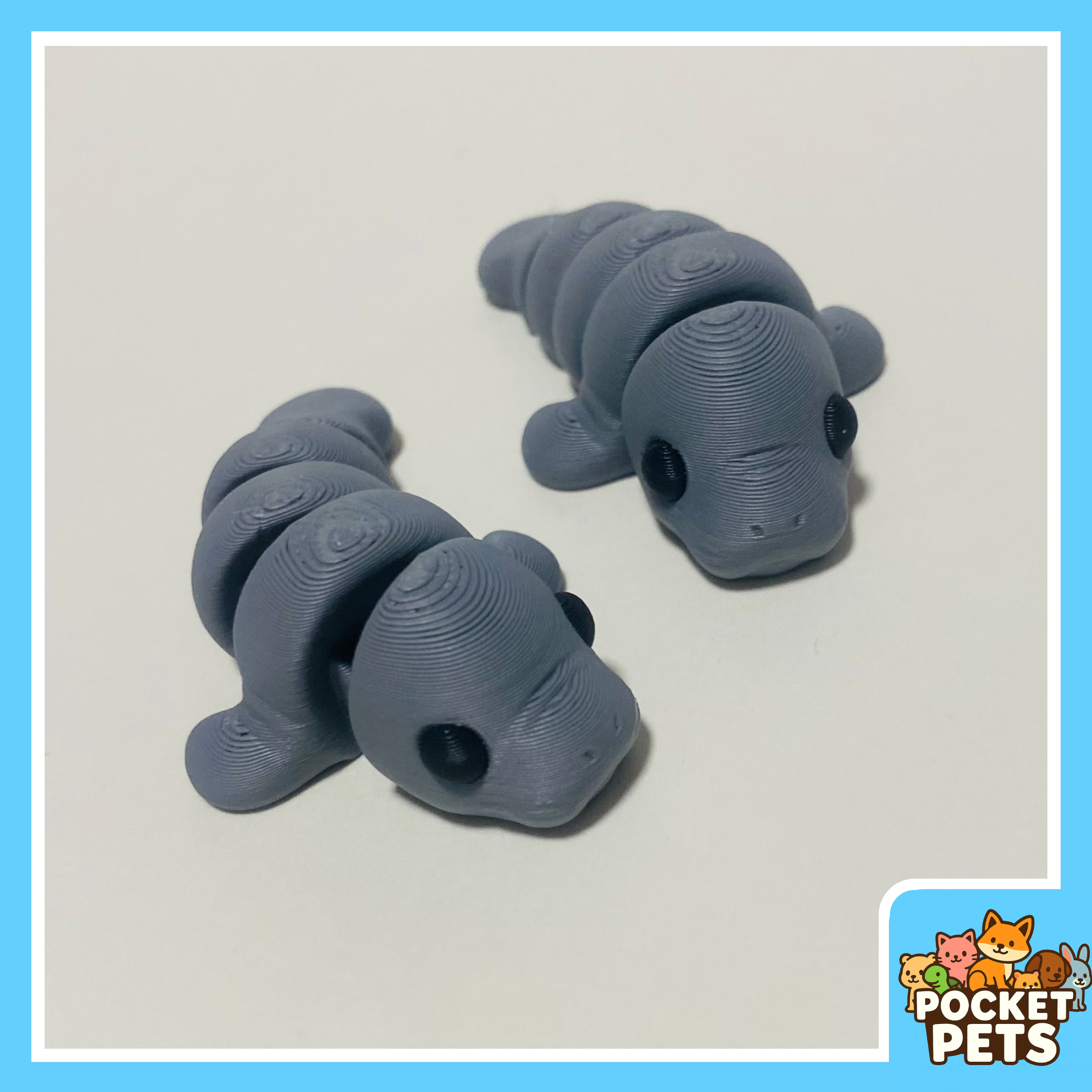 Manatee - Pocket Pet - Collectible Fidget Toy