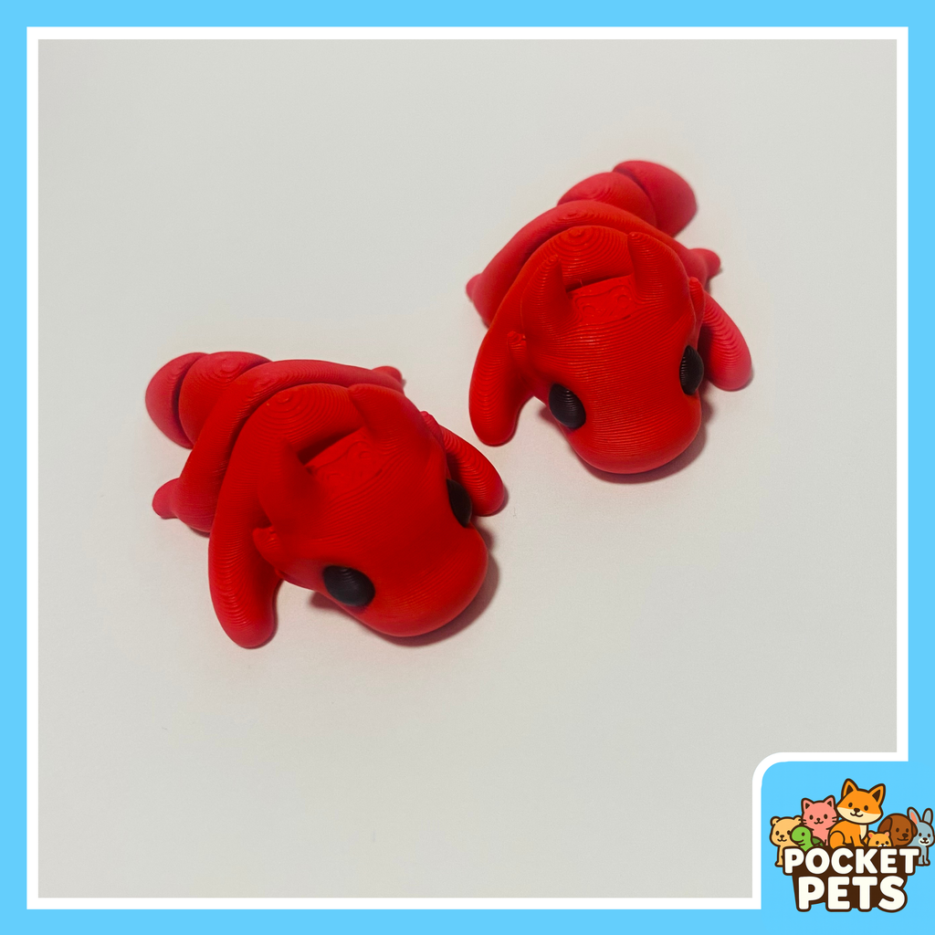 Red Dragon - Pocket Pet - Collectible Fidget Toy
