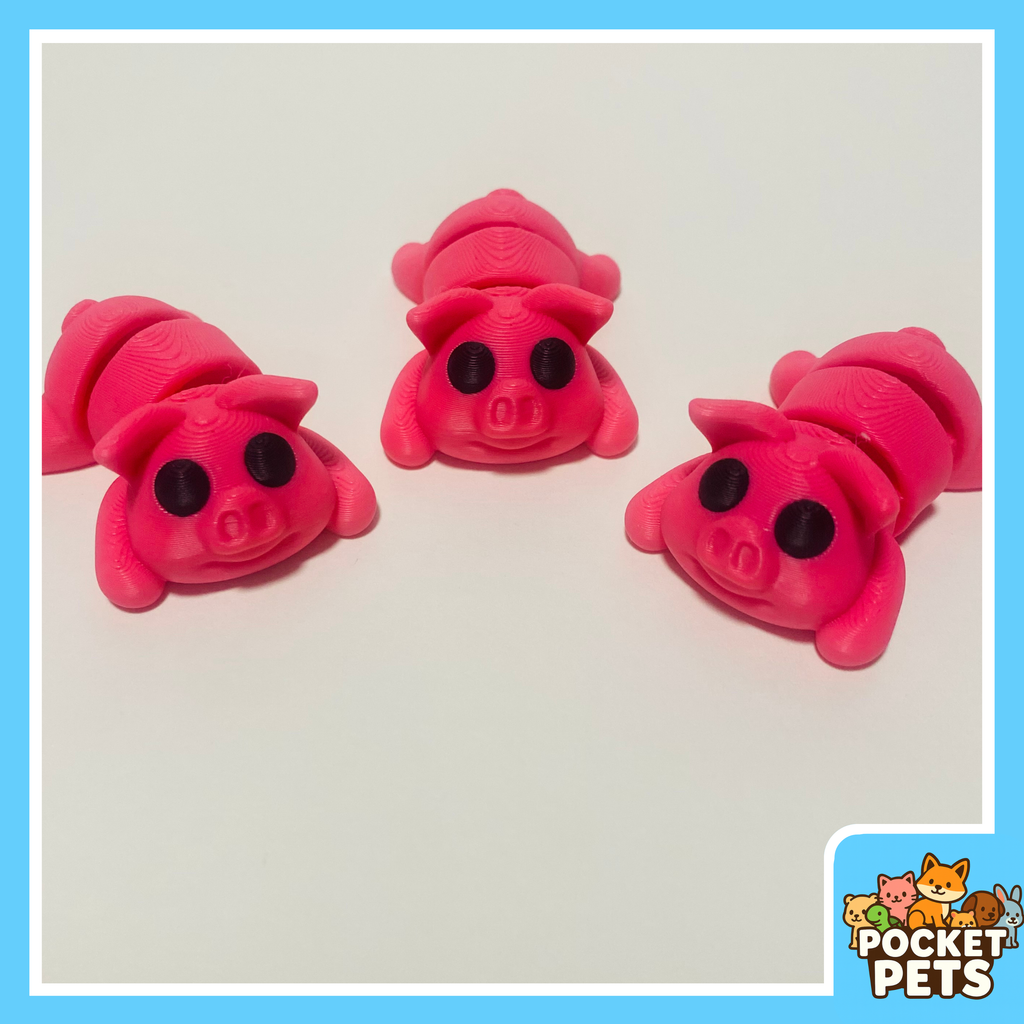 Pig - Pocket Pet - Collectible Fidget Toy