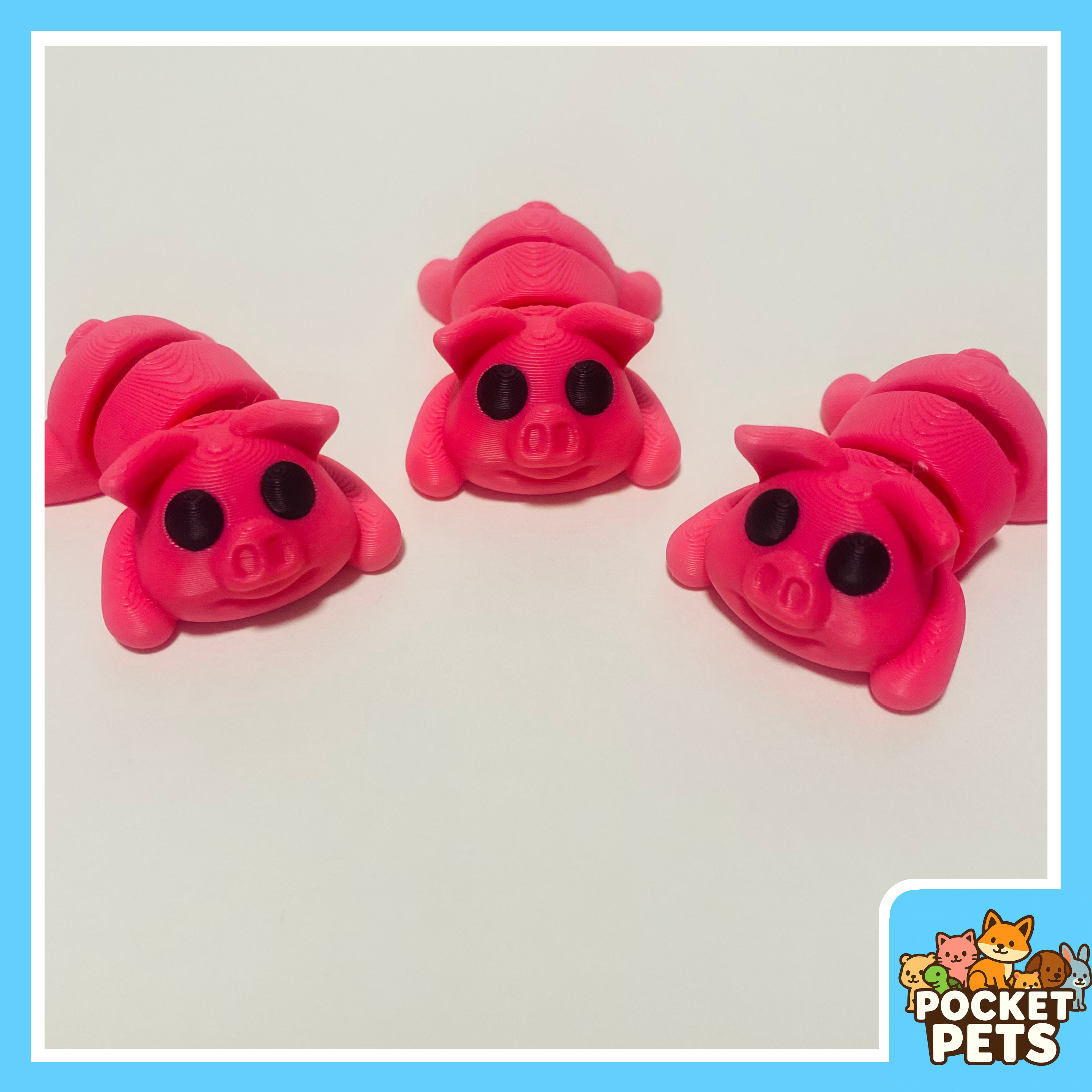 Pig - Pocket Pet - Collectible Fidget Toy