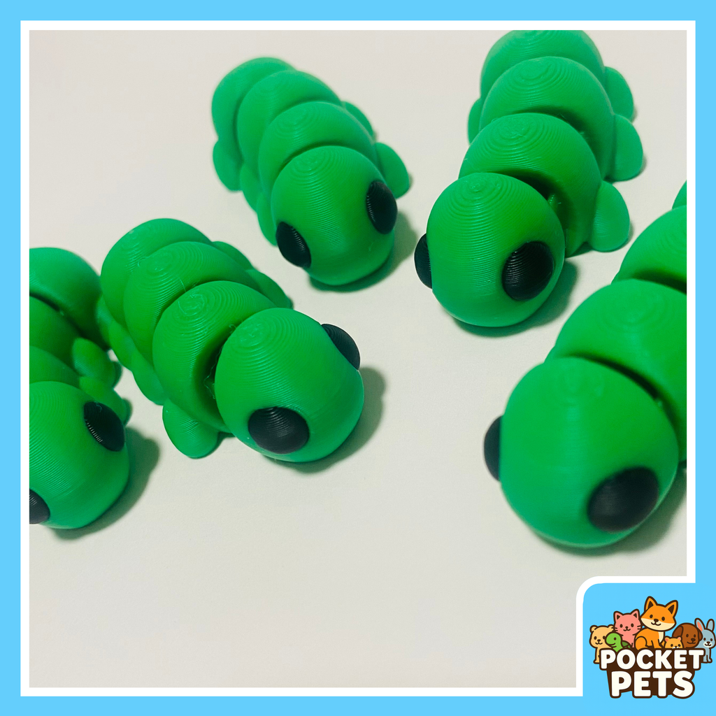 Caterpillar - Pocket Pet - Collectible Fidget Toy