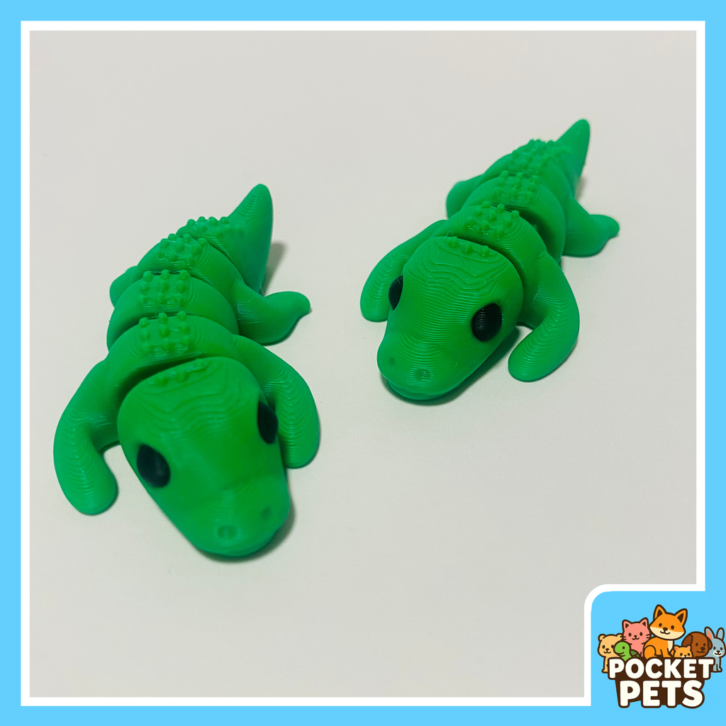 Crocodile - Pocket Pet - Collectible Fidget Toy