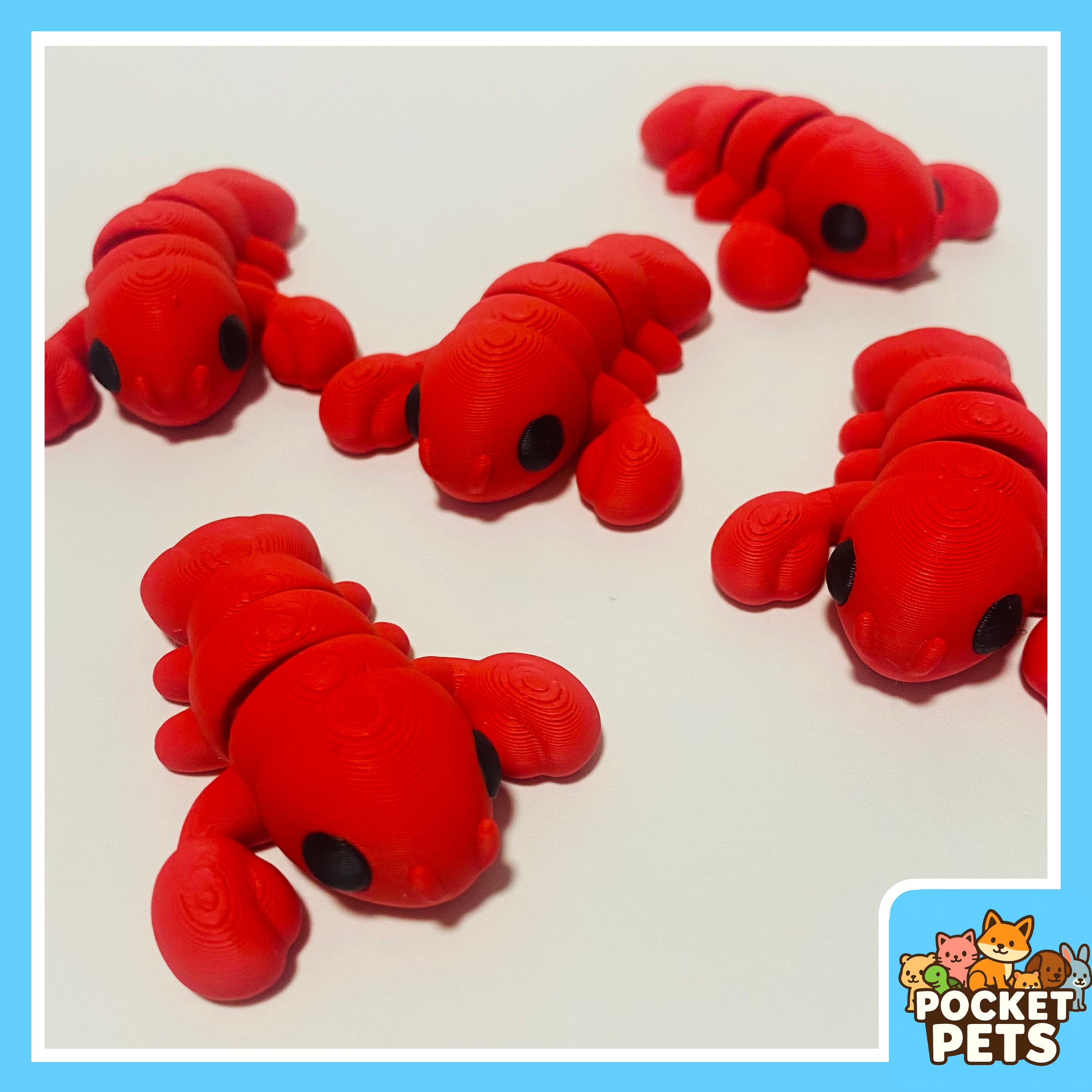 Lobster - Pocket Pet - Collectible Fidget Toy