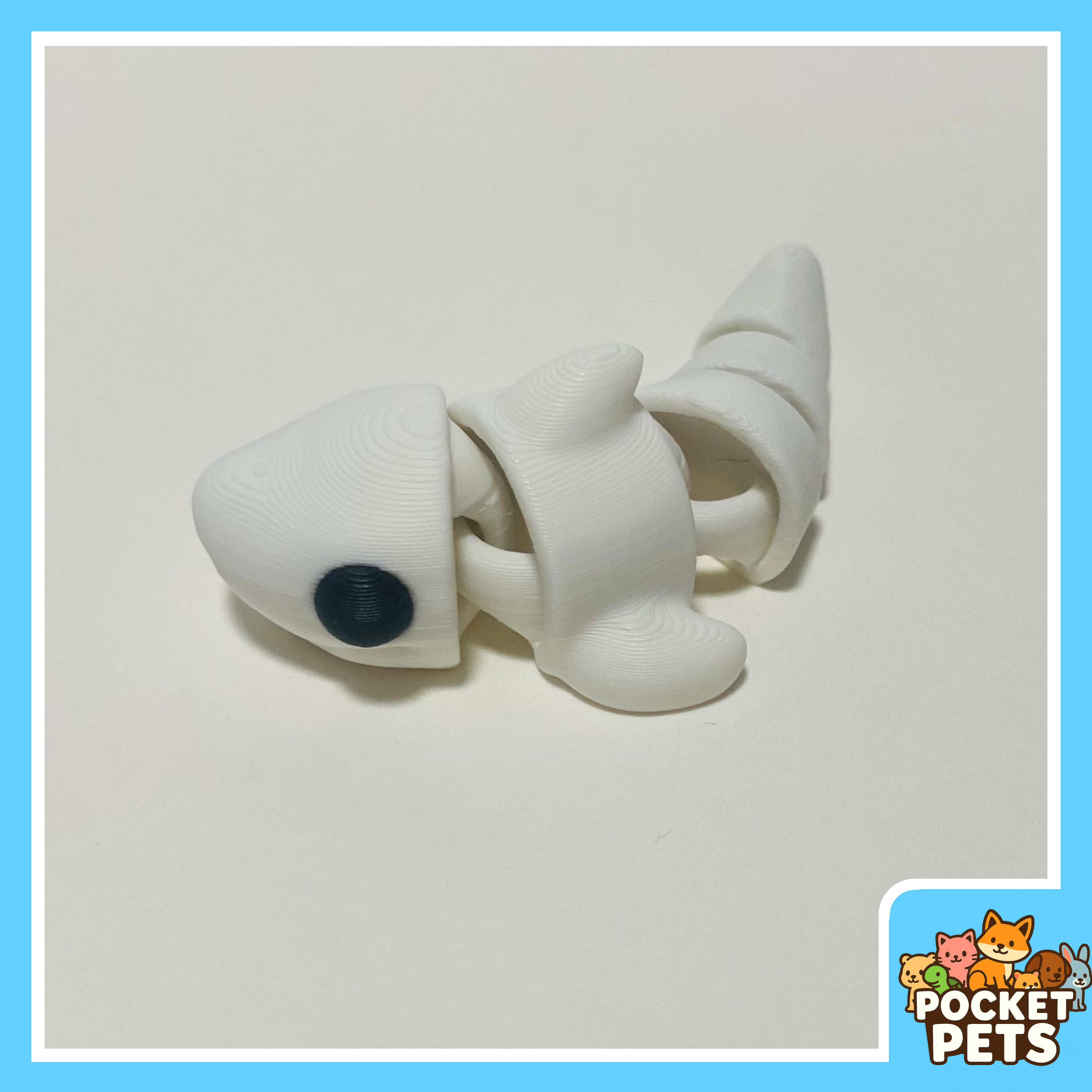 White Shark - Pocket Pet - Collectible Fidget Toy