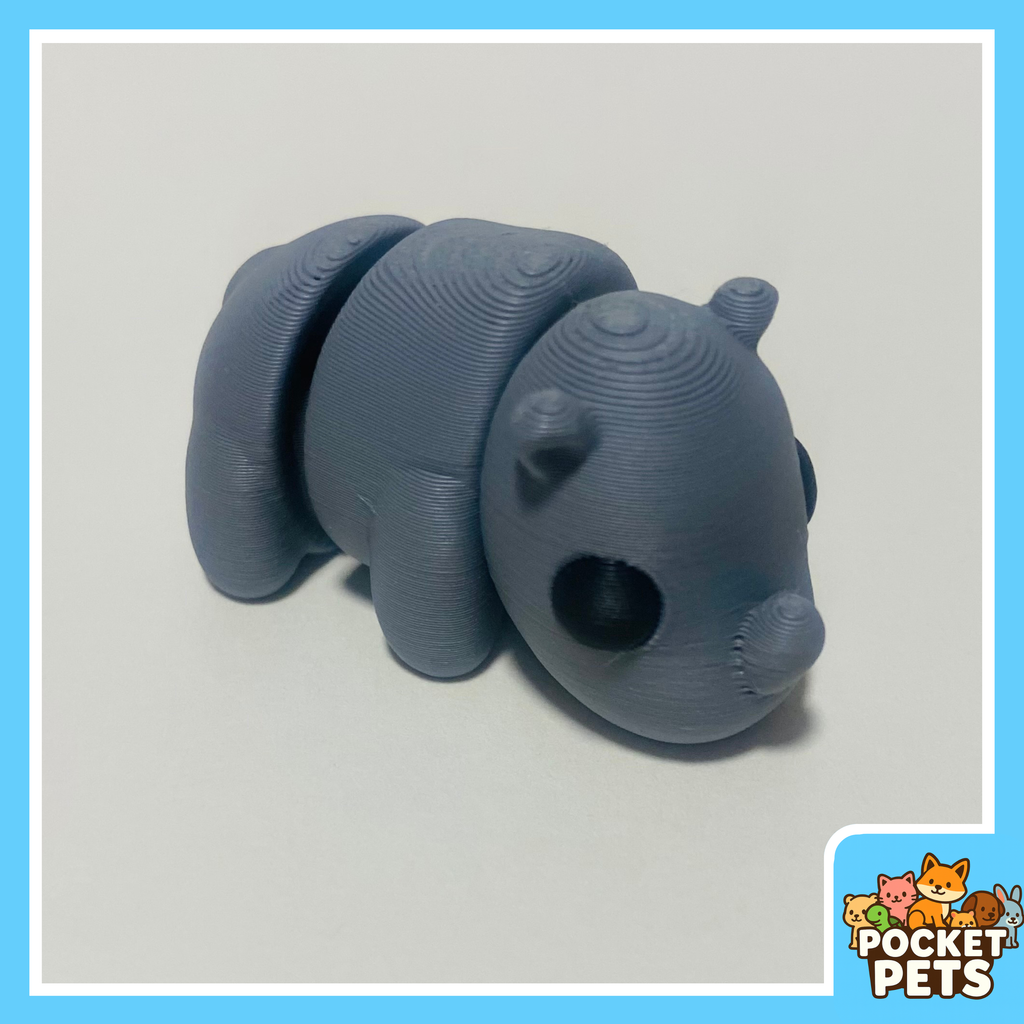 Rhino - Pocket Pet - Collectible Fidget Toy
