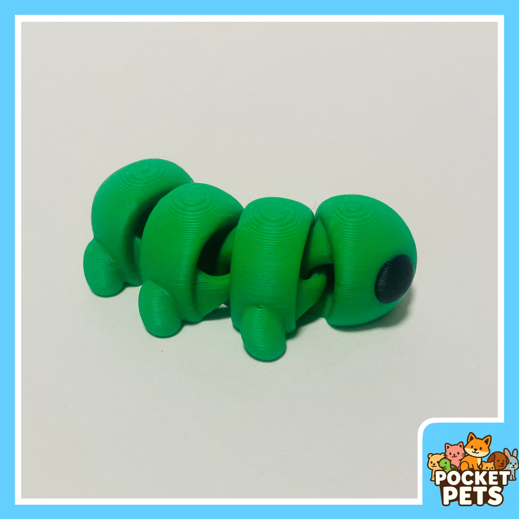 Caterpillar - Pocket Pet - Collectible Fidget Toy