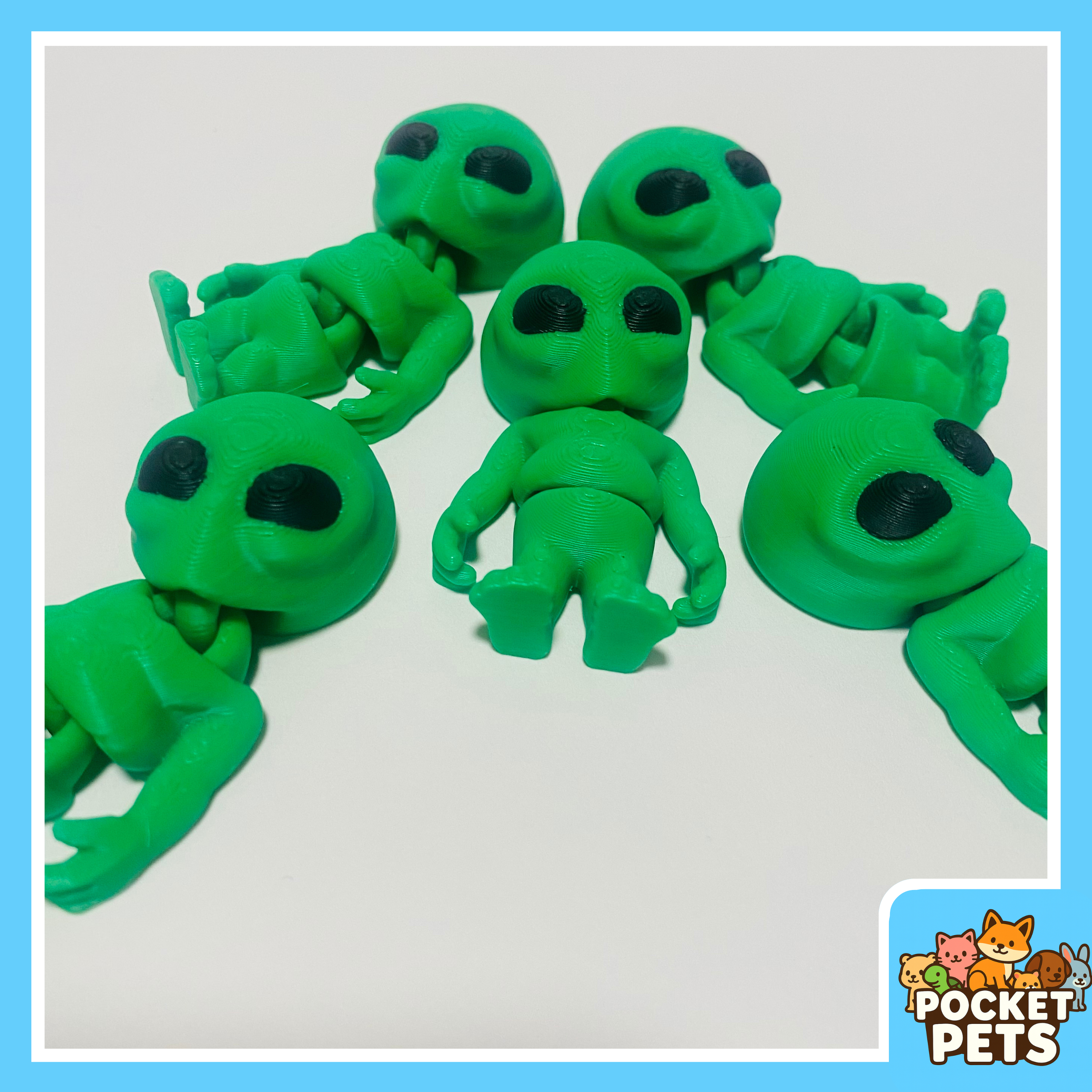 Alien - Pocket Pet - Collectible Fidget Toy