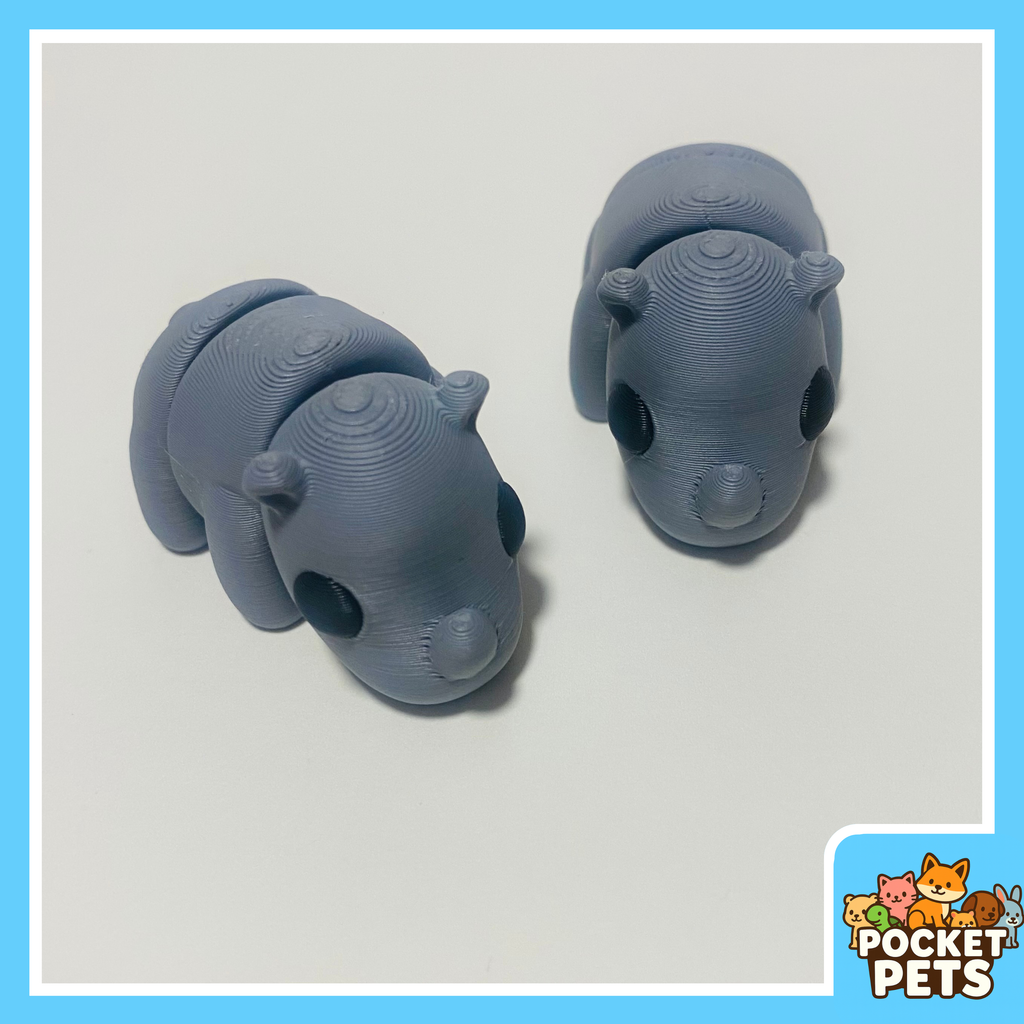 Rhino - Pocket Pet - Collectible Fidget Toy